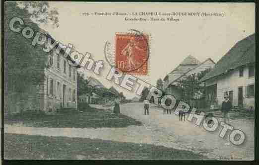 Ville de LACHAPELLESOUSROUGEMONT Carte postale ancienne